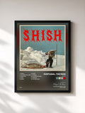 #noir Tableau de l'album SHISH de Portugal. The Man, cadre noir, imprimé et encadré en France
