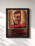 #noir Tableau de l'album O Iluminado de Xamã, cadre noir, imprimé et encadré en France