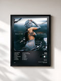 #noir Tableau de l'album REALLY HER (Intl Deluxe) de BIA, cadre noir, imprimé et encadré en France