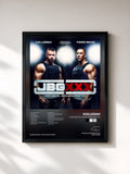 #noir Tableau de l'album Jung Brutal Gutaussehend XXX de Kollegah, cadre noir, imprimé et encadré en France