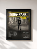#noir Tableau de l'album Good Morning Midnight de Biga*Ranx, cadre noir, imprimé et encadré en France