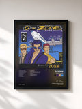 #noir Tableau de l'album Disc o zone de O-Zone, cadre noir, imprimé et encadré en France