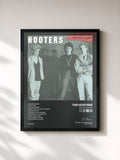 #noir Tableau de l'album Nervous Night de The Hooters, cadre noir, imprimé et encadré en France