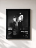 #noir Tableau de l'album NO HArD FEELINGS (Deluxe) de Marc E. Bassy, cadre noir, imprimé et encadré en France