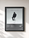 #noir Tableau de l'album Sorry I'm Late de Jay1, cadre noir, imprimé et encadré en France
