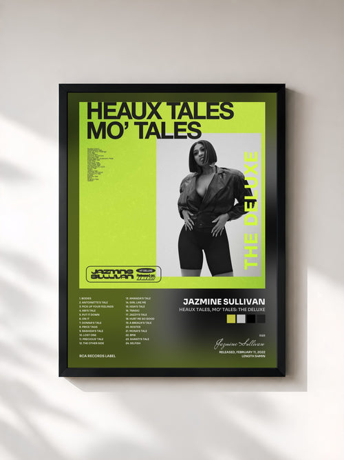 Jazmine Sullivan · Heaux Tales, Mo' Tales: The Deluxe — Affiche encadrée