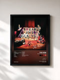 #noir Tableau de l'album Bread and Circuses de The View, cadre noir, imprimé et encadré en France