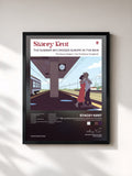 #noir Tableau de l'album The Summer We Crossed Europe In The Rain (The Kazuo Ishiguro / Jim Tomlinson Songbook) de Stacey Kent, cadre noir, imprimé et encadré en France