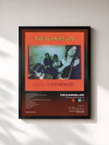 #noir Tableau de l'album Clouds Taste Metallic de The Flaming Lips, cadre noir, imprimé et encadré en France