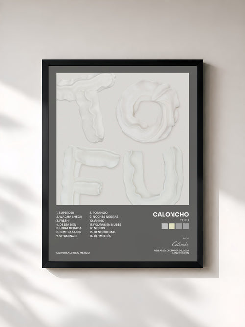 Caloncho · Tofu — Affiche encadrée