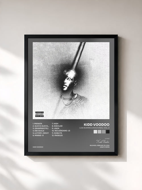 Kidd Voodoo · Los Rompecorazones, Vol. 2 — Affiche encadrée