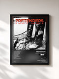 #noir Tableau de l'album Break Up the Concrete de Pretenders, cadre noir, imprimé et encadré en France