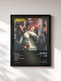 #noir Tableau de l'album Spreading The Disease de Anthrax, cadre noir, imprimé et encadré en France