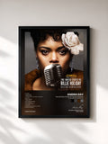 #noir The United States vs. Billie Holiday (Music from the Motion Picture) by Andra Day as a framed art print, black frame, printed and framed in France