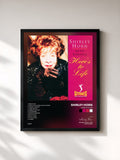 #noir Tableau de l'album Here's To Life de Shirley Horn, cadre noir, imprimé et encadré en France