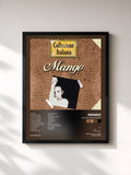#noir Tableau de l'album Collezione Italiana de Mango, cadre noir, imprimé et encadré en France
