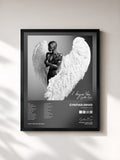 #noir Tableau de l'album I Forgive You (A Cappella Edition) de Cynthia Erivo, cadre noir, imprimé et encadré en France