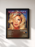 #noir Tableau de l'album Eres Como Eres de Maria Jimenez, cadre noir, imprimé et encadré en France