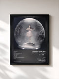 #noir Tableau de l'album Shatter Me de Lindsey Stirling, cadre noir, imprimé et encadré en France