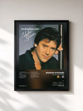 #noir Tableau de l'album The Bop Won't Stop de Shakin' Stevens, cadre noir, imprimé et encadré en France