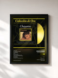 #noir Tableau de l'album Colección De Oro de Chayanne, cadre noir, imprimé et encadré en France