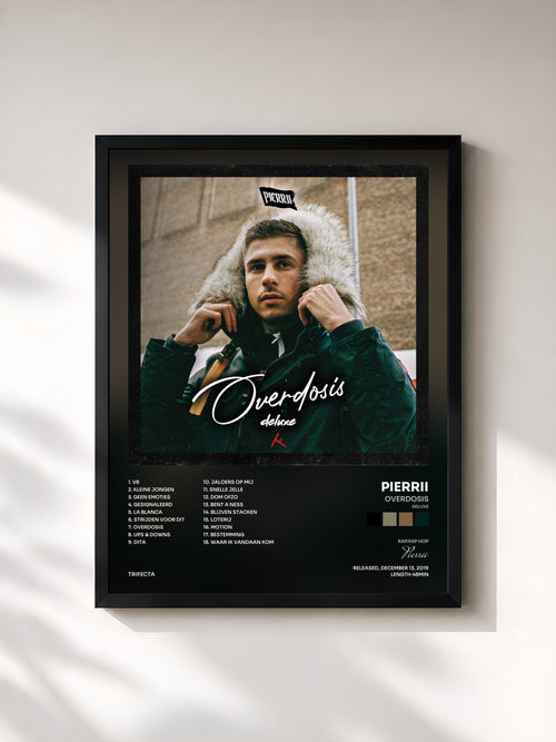 Pierrii · Overdosis (Deluxe) — Affiche encadrée