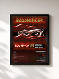 #noir Tableau de l'album LOL (International version) de Basshunter, cadre noir, imprimé et encadré en France