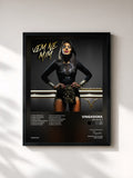 #noir Tableau de l'album Vem Ne Mim de Vingadora, cadre noir, imprimé et encadré en France