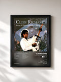 #noir Tableau de l'album From a Distance - The Event de Cliff Richard, cadre noir, imprimé et encadré en France