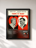 #noir Tableau de l'album Young At Heart (Bonus Tracks) de Doris Day, cadre noir, imprimé et encadré en France