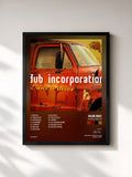 #noir Tableau de l'album Dans le décor de Dub Inc, cadre noir, imprimé et encadré en France