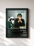 #noir Tableau de l'album Hank Williams The Roy Orbison Way (Remastered) de Roy Orbison, cadre noir, imprimé et encadré en France