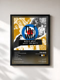 #noir Tableau de l'album Who’s Best Kept Secrets de The Who, cadre noir, imprimé et encadré en France