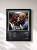 #noir Tableau de l'album Majoe vs. Jasko (Deluxe Version) de Majoe, cadre noir, imprimé et encadré en France