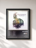 #noir Tableau de l'album The Selection (Pt. 1 + Pt. 2) de Gentleman, cadre noir, imprimé et encadré en France