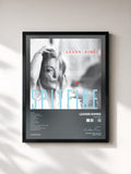 #noir Tableau de l'album Spitfire de LeAnn Rimes, cadre noir, imprimé et encadré en France