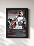 #noir Tableau de l'album Nº 1 de David Carreira, cadre noir, imprimé et encadré en France