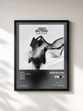 #noir Tableau de l'album Bones de Josh Record, cadre noir, imprimé et encadré en France
