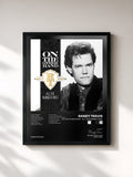#noir Tableau de l'album On the Other Hand - All the Number Ones de Randy Travis, cadre noir, imprimé et encadré en France