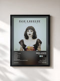 #noir Tableau de l'album Mon Laferte, Vol.1 de Mon Laferte, cadre noir, imprimé et encadré en France