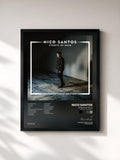 #noir Tableau de l'album Streets Of Gold (Unforgettable Edition) de Nico Santos, cadre noir, imprimé et encadré en France