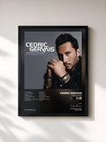 #noir Tableau de l'album Miamication de Cedric Gervais, cadre noir, imprimé et encadré en France