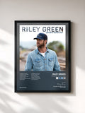 #noir Tableau de l'album Different 'Round Here de Riley Green, cadre noir, imprimé et encadré en France