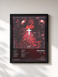 #noir Tableau de l'album Trap Ye Season 2 de Southside, cadre noir, imprimé et encadré en France