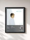 #noir Tableau de l'album First Love (The Original & the Very First Recording) de Yiruma, cadre noir, imprimé et encadré en France
