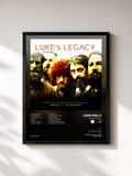#noir Tableau de l'album Luke's Legacy de Luke Kelly, cadre noir, imprimé et encadré en France