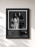 #noir Tableau de l'album Kill Your Darlings de Elsa & Emilie, cadre noir, imprimé et encadré en France