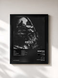 #noir Tableau de l'album Foetus (10 Years Anniversary Edition) de Genetikk, cadre noir, imprimé et encadré en France