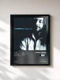 #noir Tableau de l'album Luna Nueva de Diego Torres, cadre noir, imprimé et encadré en France