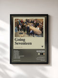 #noir Tableau de l'album Going Seventeen de SEVENTEEN, cadre noir, imprimé et encadré en France